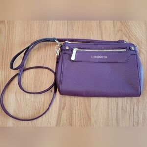Liz Claiborne Deep Purple Crossbody Bag